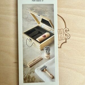 Hearth and Hand kids play Grooming Kit with Wooden Box